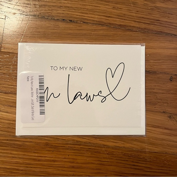 NEW! Pack of 24 - “To My New In Laws” Greeting Cards - Picture 7 of 11